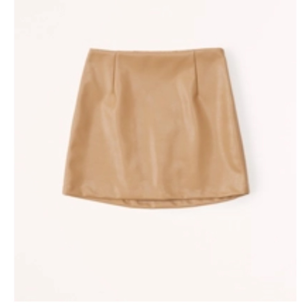Women's Vegan Leather Mini Skort from A&F